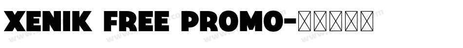 Xenik free promo字体转换